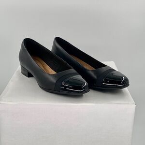 NWT Clark’s Women’s Juliet Monte Black Ballet Flats Shoes